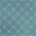 Декор Бахия 1 бирюзовый глянцевый 9,8x9,8x0,7 (KMD3STA016GN)
