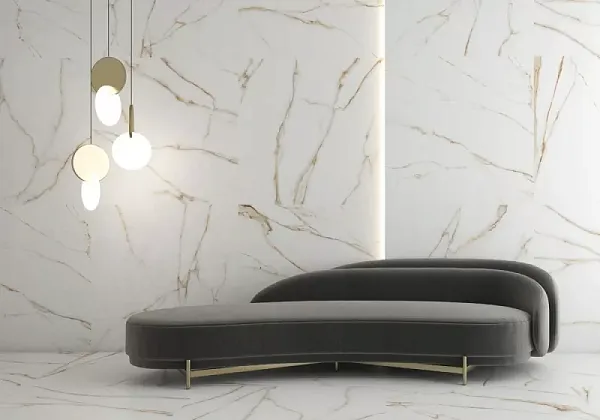 Фото Керамогранит Brera Gold Compacglass 90x180 Испания
