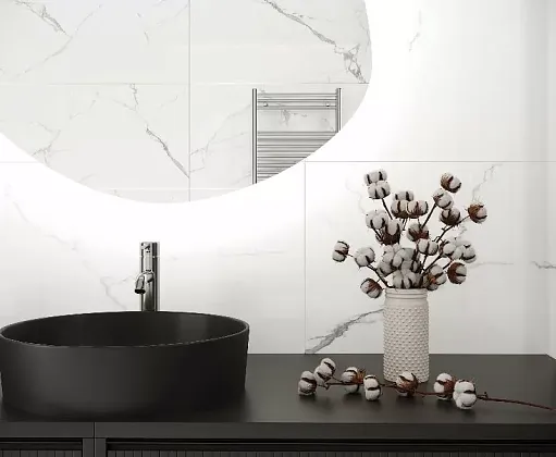 Фото Керамогранит Swizer White белый матовый 60x60 Индия