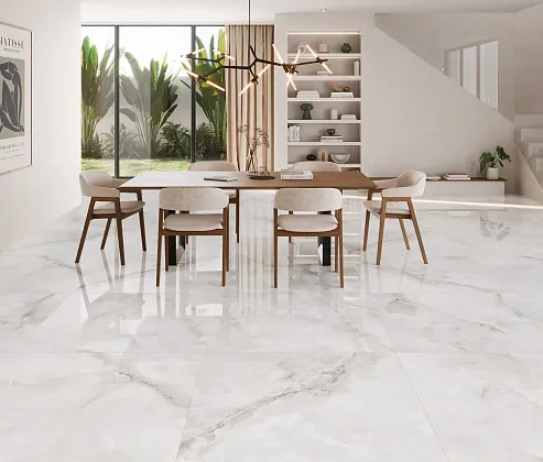 Фото Керамогранит Keratile CAS1ORIOCPPA Orion White Pul Rect 60x120 Испания