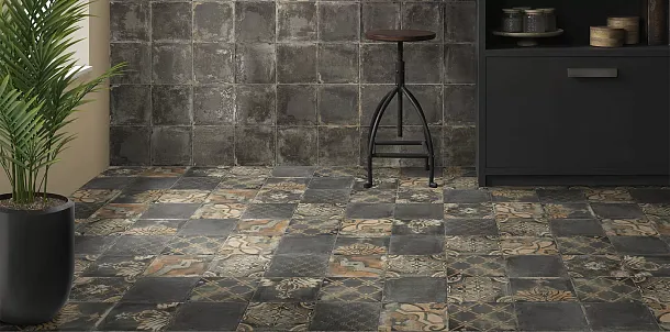 Фото Керамогранит PT03075 Scudo Nero 20x20 Испания