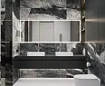 Керамогранит Laparet Lunar Nero Графитовый Матовый+Гл.Чернила 80Х160