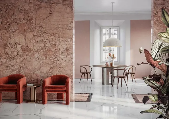 Фото Керамогранит Ragno Marazzi RDF0 Incanto Onice Blu Glossy Rt 60x120 Италия