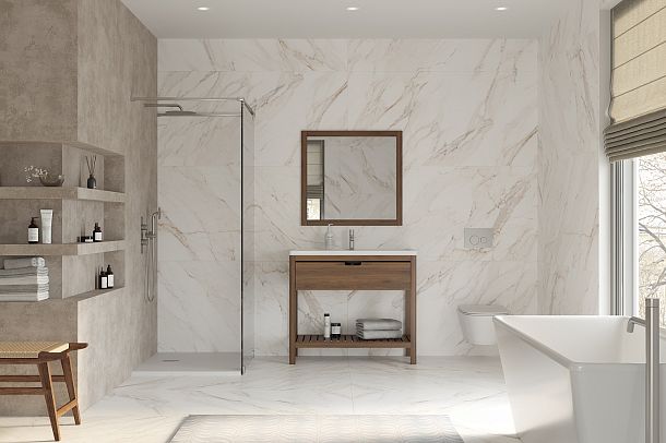 Фото Керамогранит Calacatta Satin 60x120 (MPL-058622) Россия