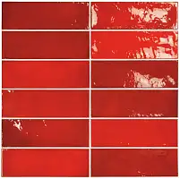 Фото Плитка Equipe 25633 Volcanic Red 6.5x20