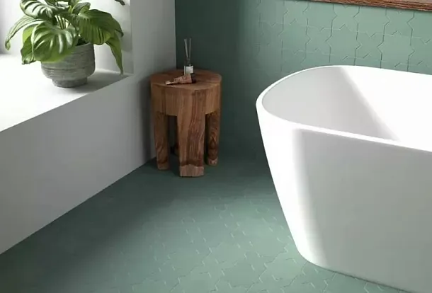 Фото Керамогранит Equipe 30621 Porto Cross Pickle Green 12x12 Испания