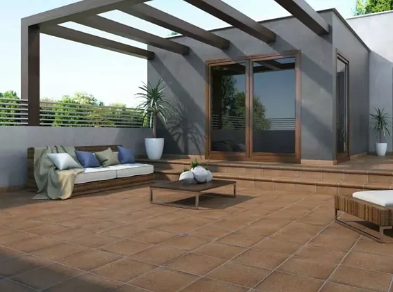 Фото Клинкерная плитка 901254 Natural Classic Mali Esquina Redondeado 33х33 Испания