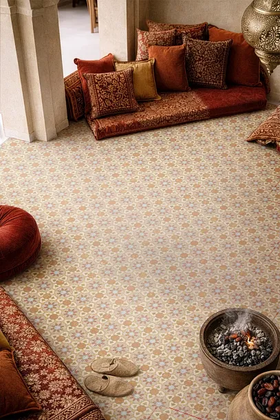 Фото Керамогранит Monopole Marrakech Zellige Ourika 22.3x22.3 Испания