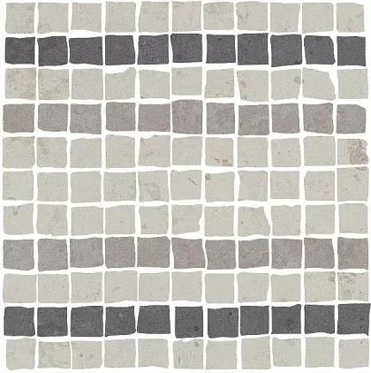 Фото Мозаика MBS009 Про Лаймстоун Спакко 3 мозаичный матовый 20х20 Россия