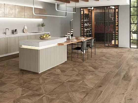 Фото Керамогранит S22A02 Forest honey slim rec 22x120 Испания