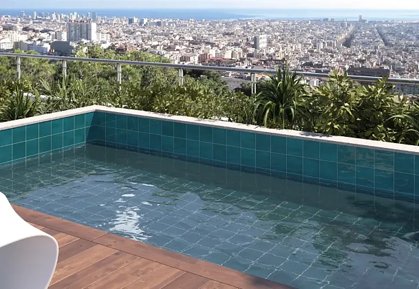 Фото Керамогранит Equipe 31569 Spa&Pools Blue Night 15x15 Испания