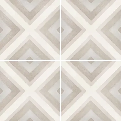 Фото Керамогранит Smile Tile Artisan Cream 19,8x19,8 Индия