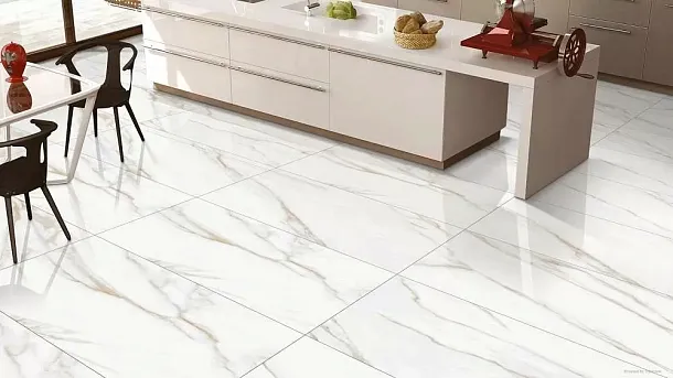 Фото Керамогранит Oriental White 120x60 Индия