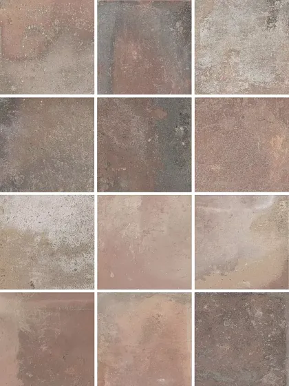 Фото керамическая плитка Спартель микс матовый 29,8х39,8x0,7 из 12 частей 9,8x9,8 (KM1010G0021N) Россия