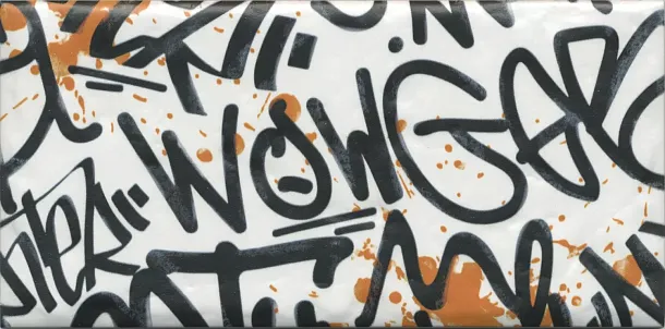 Фото Панно OP\A210\4x\19060 Граффити из 4-х частей 39.6*20 Россия