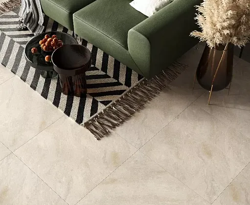 Фото Керамогранит New york ivory кремовый Лаппатированный 80x80 Россия