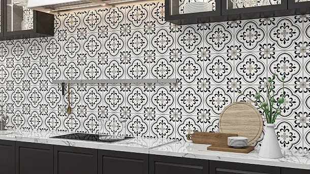 Фото Керамогранит Alpas Cera Ornament 3005 Matt 20х20 Индия