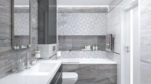 Фото Керамогранит MN 0053 Moon серый 60х60 Россия