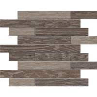 Мозаика KW03/KW02 Wenge/Light Grey Muretto структурированный 30x35 Фото Мозаика KW03/KW02 Wenge/Light Grey Muretto структурированный 30x35