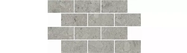 Фото Kerama Marazzi Декор Чеппо ди Гре мозаичный серый матовый обрезной 34,6x20x0,9 (DD606020\MM) Россия