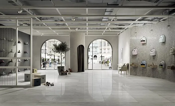 Фото Керамогранит 1066568 Fossil Perla Lux/Ret 60x120 Италия