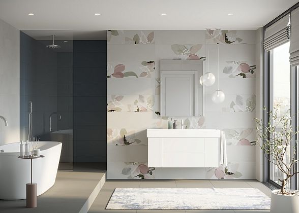 Фото Плитка Vogue flowers 30х90 (NB_0448) Россия