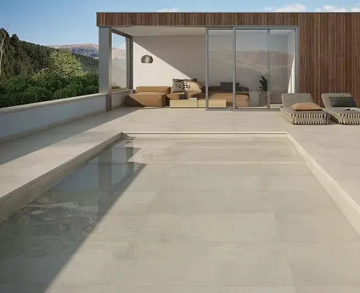 Фото Клинкерная плитка Gres de Aragon Selena Anti-Slip Blanco 60x120 Испания