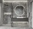 Керамогранит Laparet Snowy Night серый лаппатированный шайн 60х120