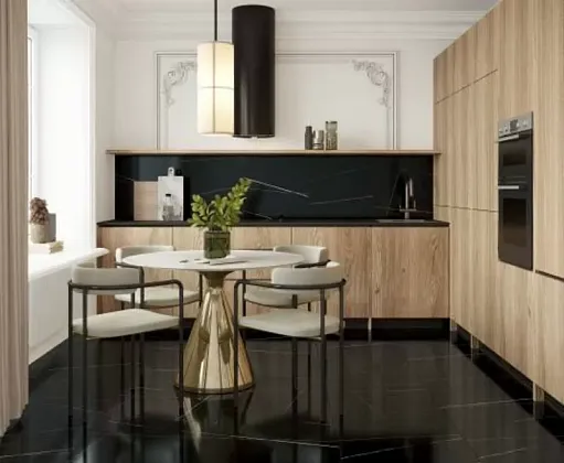 Фото Керамогранит Lawa black черный полированный 60x120 Россия