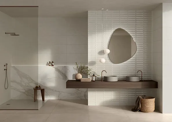 Фото Керамическая плитка Ragno Marazzi RDCN Hand Pomice Rett 33x100 Италия