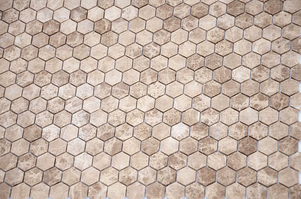 Фото Emperador light MAT hex 18x30x6 Китай