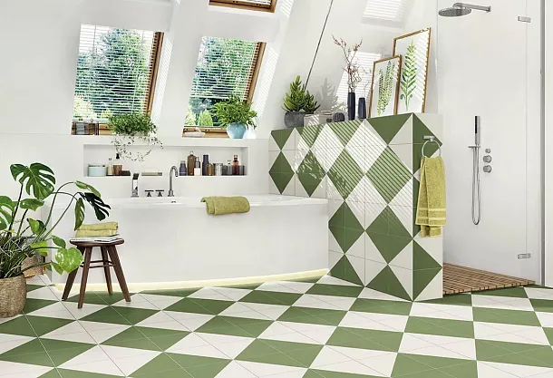 Фото Керамогранит Fired Middle Black Mate 20x20 Испания