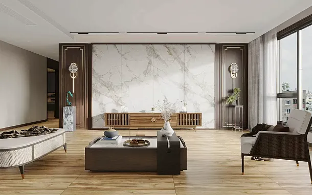 Фото Керамогранит Top Silvana Structure 120x300 (BHK-4007) Китай