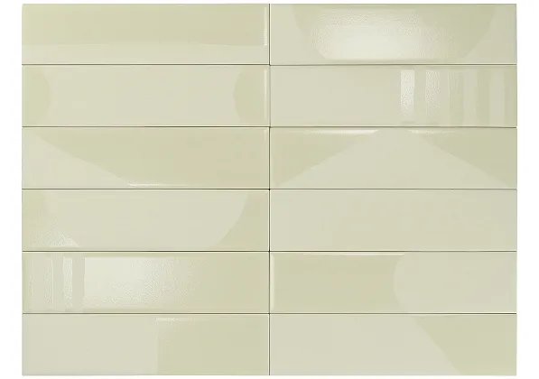 Фото Плитка Smile Tile Rivera Pistachio 7.5x30 Индия
