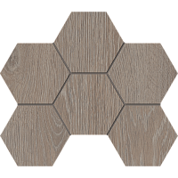 Мозаика KW02 Kraft Wood Light Grey Hexagon структурированный 25x28,5 Фото Мозаика KW02 Kraft Wood Light Grey Hexagon структурированный 25x28,5
