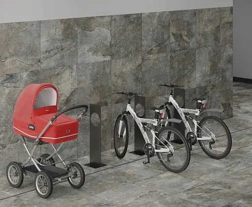 Фото Керамогранит Laparet LP6060G0141R Storm Grey Pro тёмно-серый матовый R10 STR 59,5х59,5 Россия