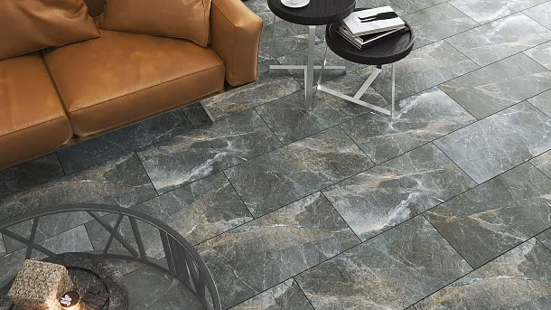 Фото Керамогранит Usak Seramik Alanya Beige Polished 60x120 Турция