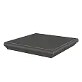 Ступень Kerama Marazzi Хадду угловая серый тёмный матовый 34x34x0,8 (KM4040G0041NGTA)