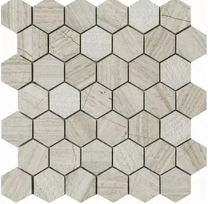 Фото Мозаика QS-Hex012-3f-48H/10 30,5*30,5 Китай