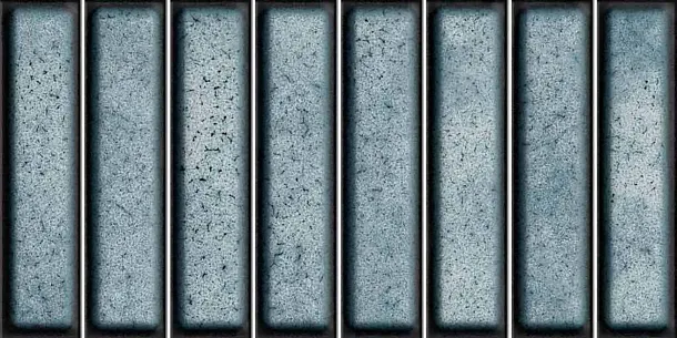 Фото керамическая плитка El Barco Domino Azul Glossy 15x30 Испания