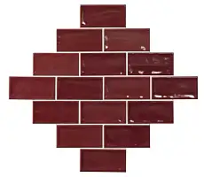 Фото Плитка GLAMOUR CARMIN 7,5x15