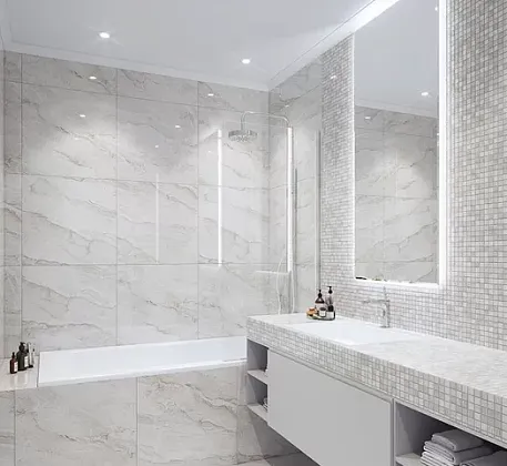 Фото Мозаика White Polished (JMST037) 30.5X30.5 (С0003476) Китай