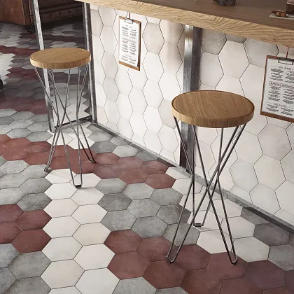Фото Керамогранит Equipe 24950 Heritage Snow 17,5x20 Испания