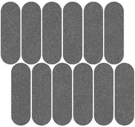 Фото Декор ID147 Джиминьяно наборный антрацит матовый 30x32 Россия