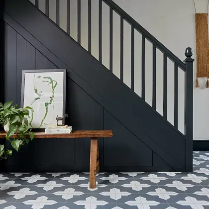 Фото Керамогранит Bm Cross Black Mate 20x20 Испания