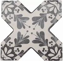 Фото Керамогранит Becolors Cross Dec. Stencil Navy 13.25х13.25