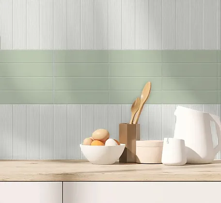 Фото Керамическая Плитка Estudio Ceramico Glenbrook Redend Point Stripes 5x20 Испания