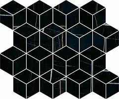 Фото Декор T017\14026 Греппи черный мозаичный 45*37.5