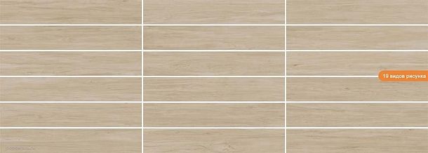 Фото Керамогранит prissmacer alessandria bone 19,5x120 Испания