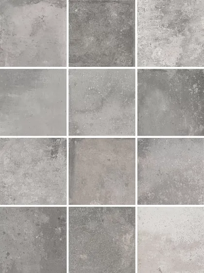 Фото керамическая плитка Спартель серый матовый 29,8х39,8x0,7 из 12 частей 9,8x9,8 (KM1010G0011N) Россия